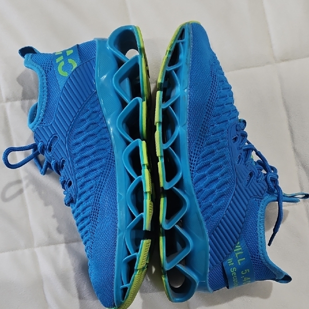 Blue Athletic Running Shoes - Picture 2 of 4